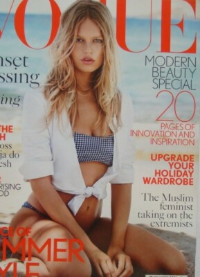 Anna Ewers Nicholas Hoult Freja Beha Erichsen Vogue UK June 2015 New