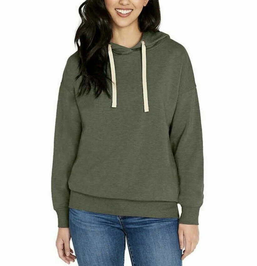 Buffalo Pullover Hoodie Super Soft Womens Army Green Size L eBay