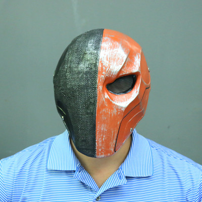 Deathstroke Mask Helmet Arkham Flash Deathstroke Mask Cosplay Superhero Props