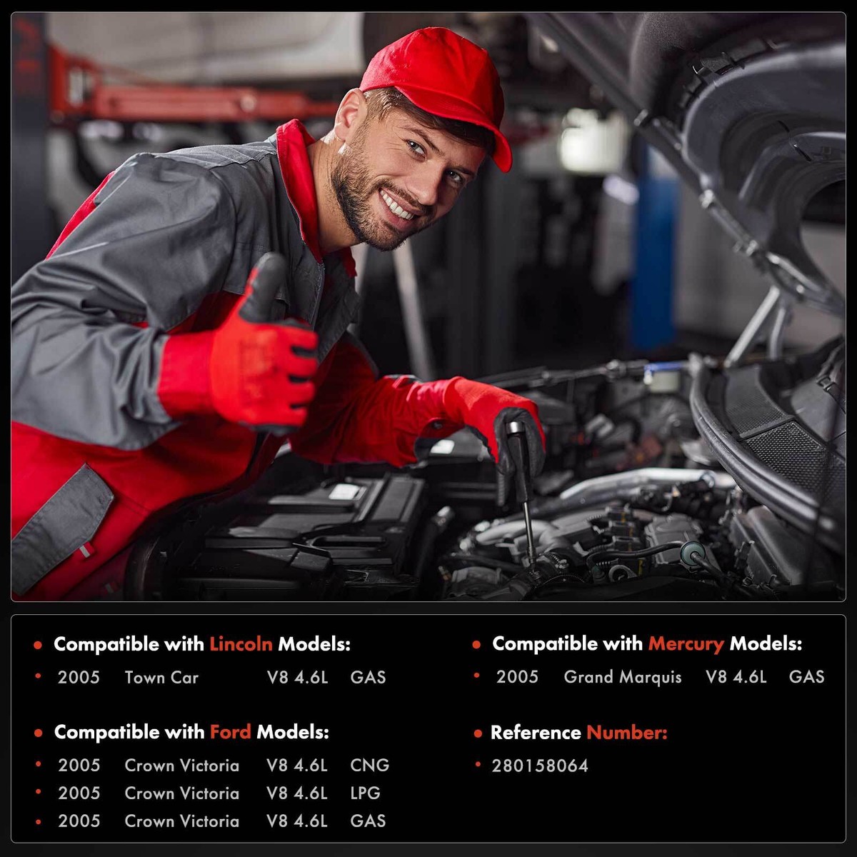 A-premium Inyectores De Combustible Compatibles Con Ford | Envío gratis