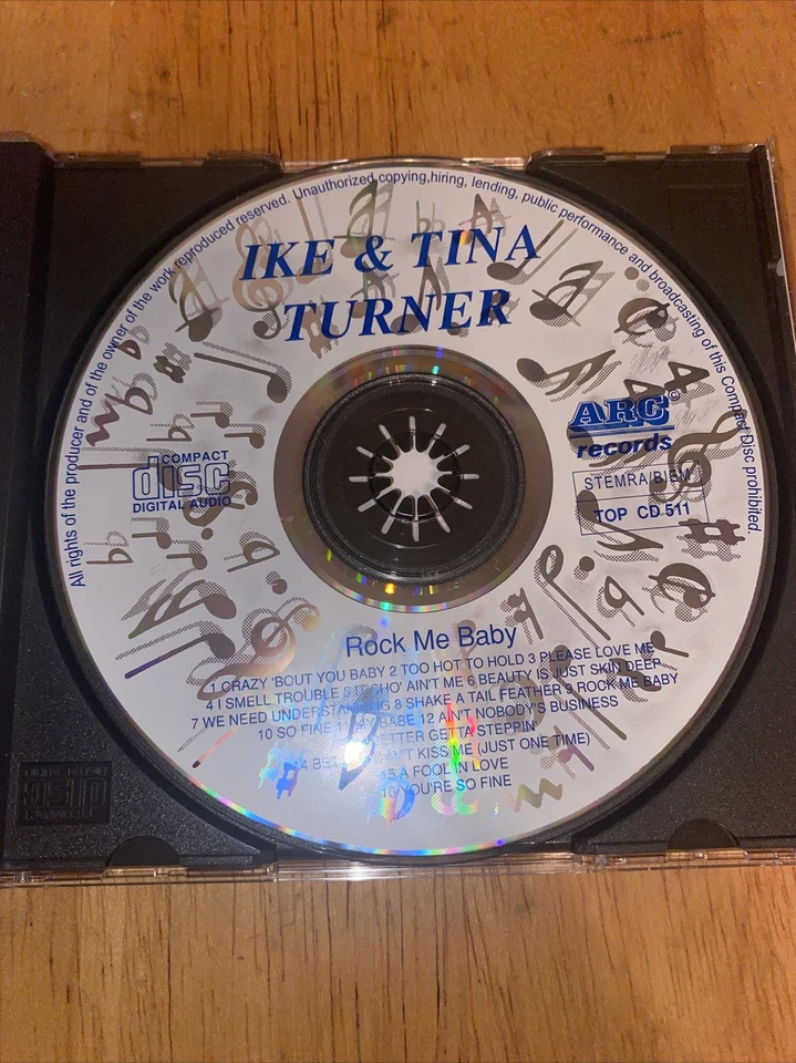 Ike & Tina Turner Rock Me, Baby French CD 1993 Charly International Records Issu - Image 4 of 4