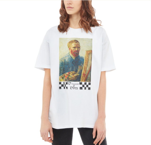 VANS x VAN GOGH (OVERSIZED) S/S TEE T-SHIRT WHITE SZ WOMENS XS NEW NWT FAST  SHIP for sale online