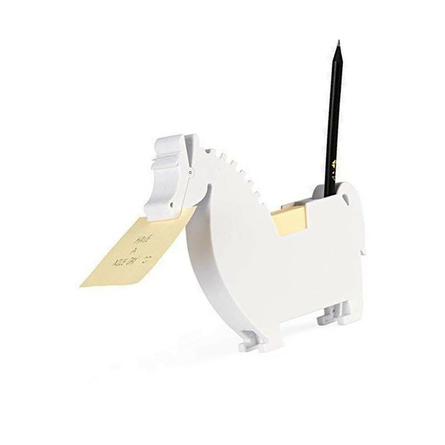 Horse Memo Dispenser and Pen Holder Note pad Clip for Note pad Gifts