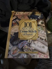 101 Quick & Easy Cross-Stitch Projects Hard Back Book