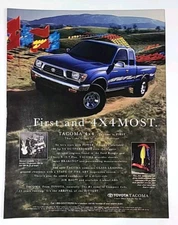 1995 Toyota Tacoma 4x4 Pickup Truck Magazine Print Ad, First and 4x4 Most