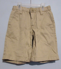 Boys Old Navy Beige Shorts Size 6 School Uniform Adjustable Waist EUC