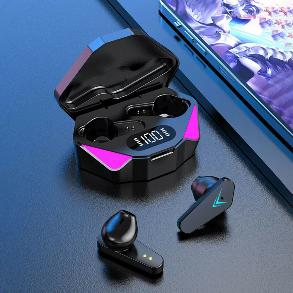 Gaming Headset Earbuds Bluetooth For iPhone Samsung Android Wireless Earphones-image