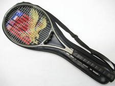 MIZUNO TURBO PRO TENNIS RACQUET 4 3/8 LONG TERM STORAGE. W/ COVER