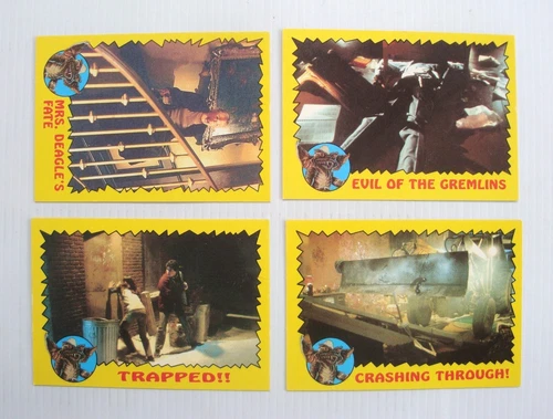 SBS Lot 4 Images Vignettes Cards Gremlins 1984 Vintage Card Warner Bros