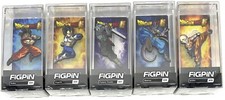 FiGPiN Dragon Ball Super  Goku Vegeta Trunks Beerus Krillin Set of 5 Pins