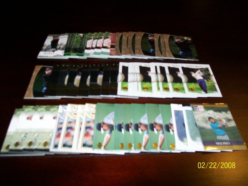 Nick Price Golf Cards 94 Various Cards only $0.10 each