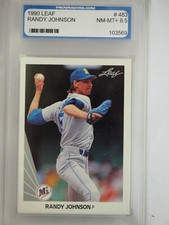 Randy Johnson  #483 Leaf 1990 PGS Mint 8.5