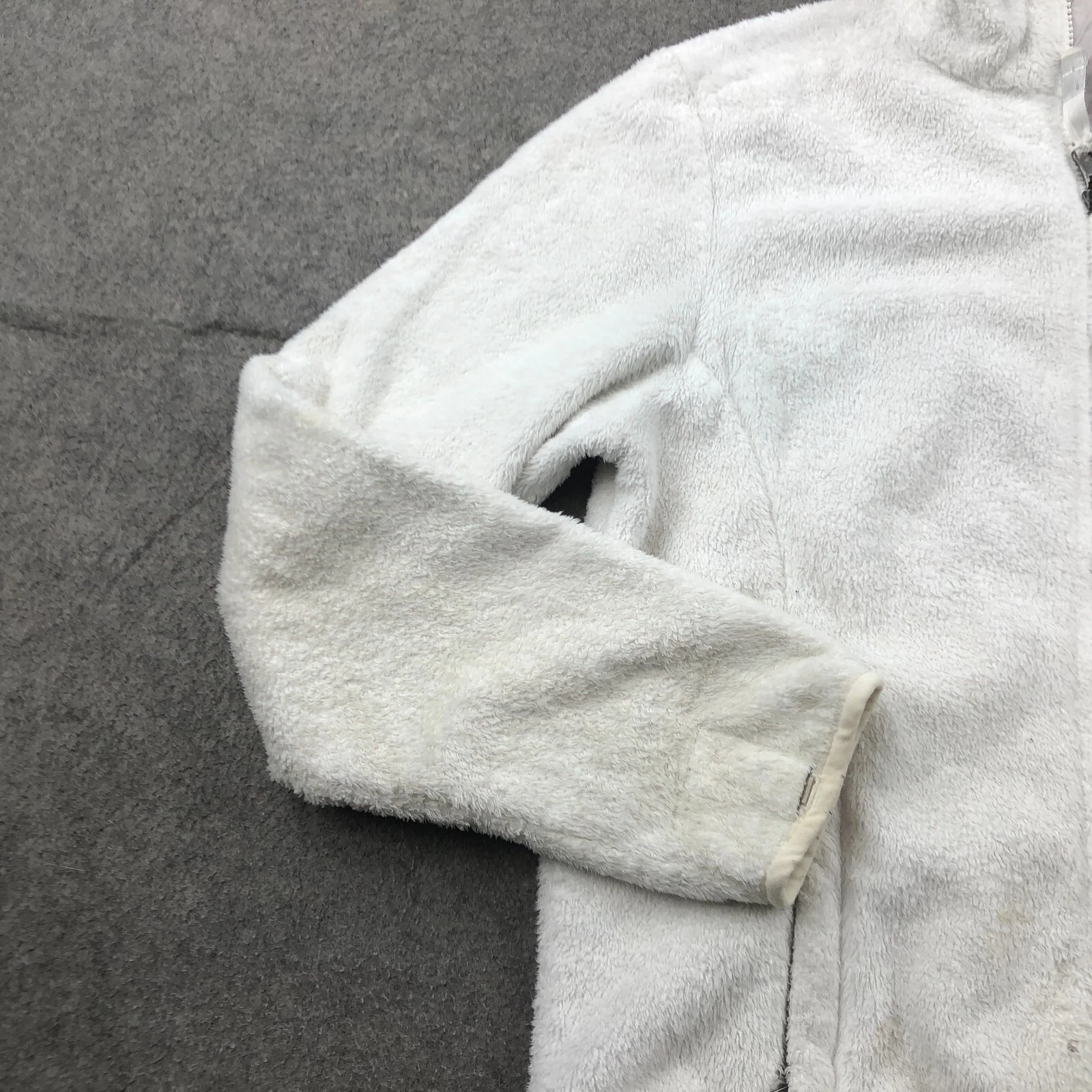 north-face fleece full zip hiking casual preppy jacket