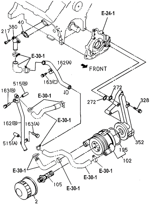 Oil Cooler Water Bypass Pipe for Isuzu Rodeo 93-97 3.2L Honda Passport 94-97 - Image 3 of 3