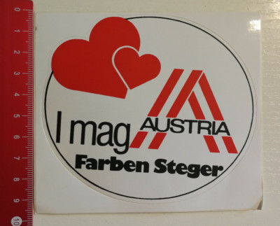 Aufkleber/Sticker: I mag Austria - Farben Steger (120517101)