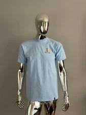 HUF Worldwide Men Blue Graphic T-Shirt Size M