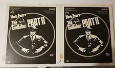 The Godfather Part II Disc 1 2 RCA Selectavision CED Video Disc