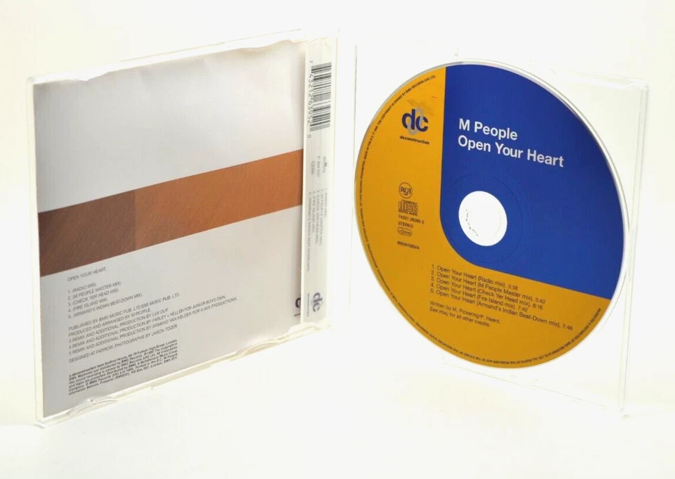 M People - Open your heart (Single-CD 1995) - Bild 2 von 2
