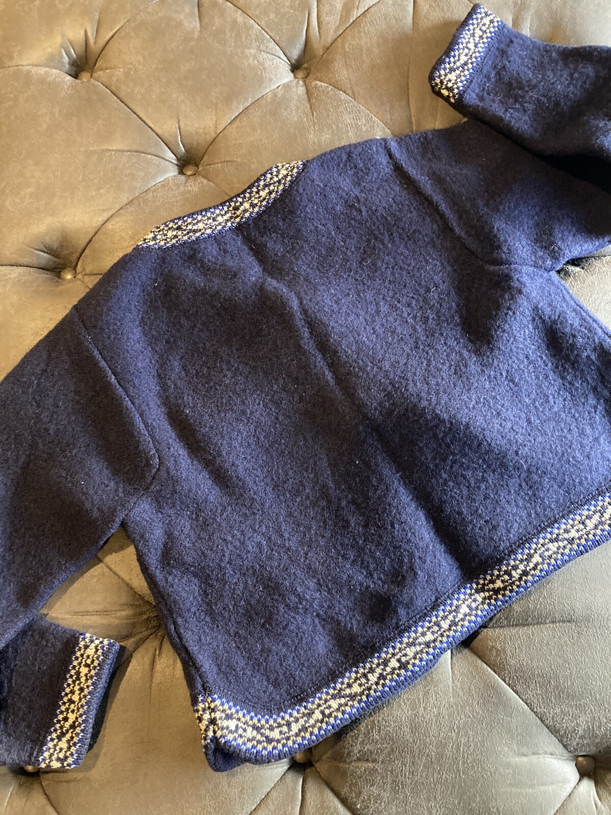 Vintage 1980’s Genuine Wool Cardigan. Made in Scotland. House Of York. Rare image 8
