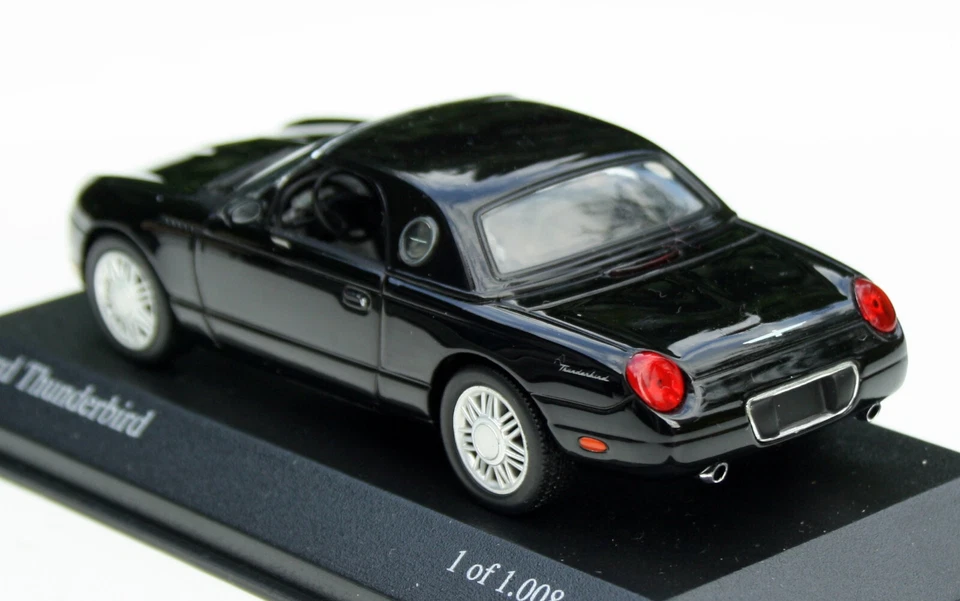 Ford Thunderbird Anno 2002-2005 "Retro-Bird", Nero, Modello Minichamps M. 1:43 - Immagine 2 di 4