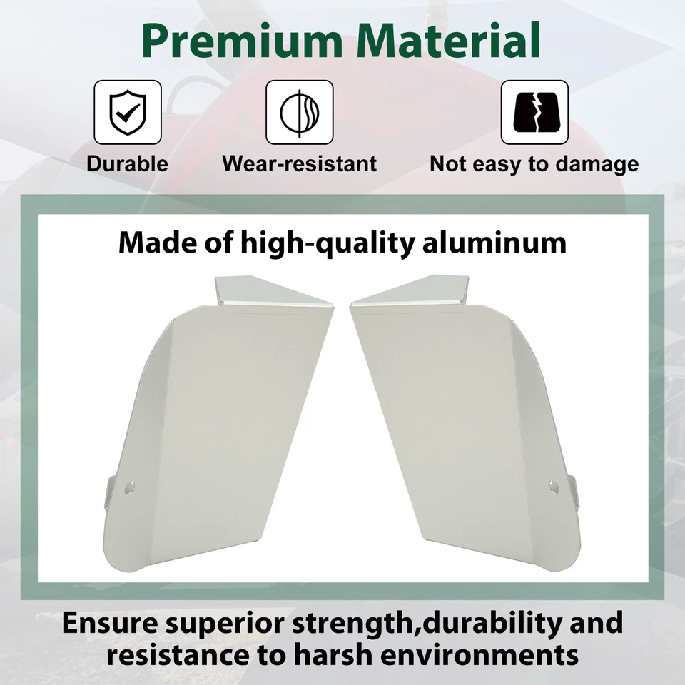 For Honda TRX400EX 400X 1993-2004 AIR SHROUDS w/ Bolts Engine Cooler Scoop Kit - Image 3 of 4