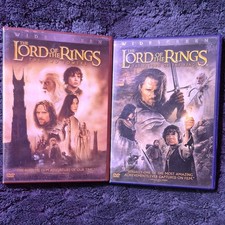 The Lord of the Rings The Two Towers & Return of the King DVD Widescreen