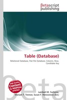 Lambert M. Surhone (U. A.) | Table (Database) | Taschenbuch | Englisch (2026)