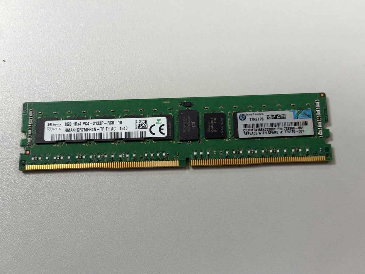 Memoria RAM Samsung PC4-2133p 2rx4 Ecc para servidor HP Dell de 16 GB