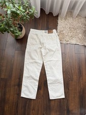 90s Vintage Yves Saint Laurent Pants Metallic Logo 36/30 NWT