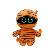 Ty Beanie Babies Boos 37241 Mask The Orange Mummy Halloween Boo