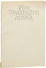 Alex Castro Daniel Brush FIVE WASHINGTON ARTISTS First Edition 1976 #154235