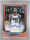Devin Carter 2025 Bowman Chrome #BCA-DC Orange Geometric Refractor Auto /25