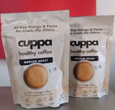 CUPPA HEALTHY COFFEE Cuppa Mushroom Coffee (2 Bags) of 30 Servings **FREE SHIPPING**