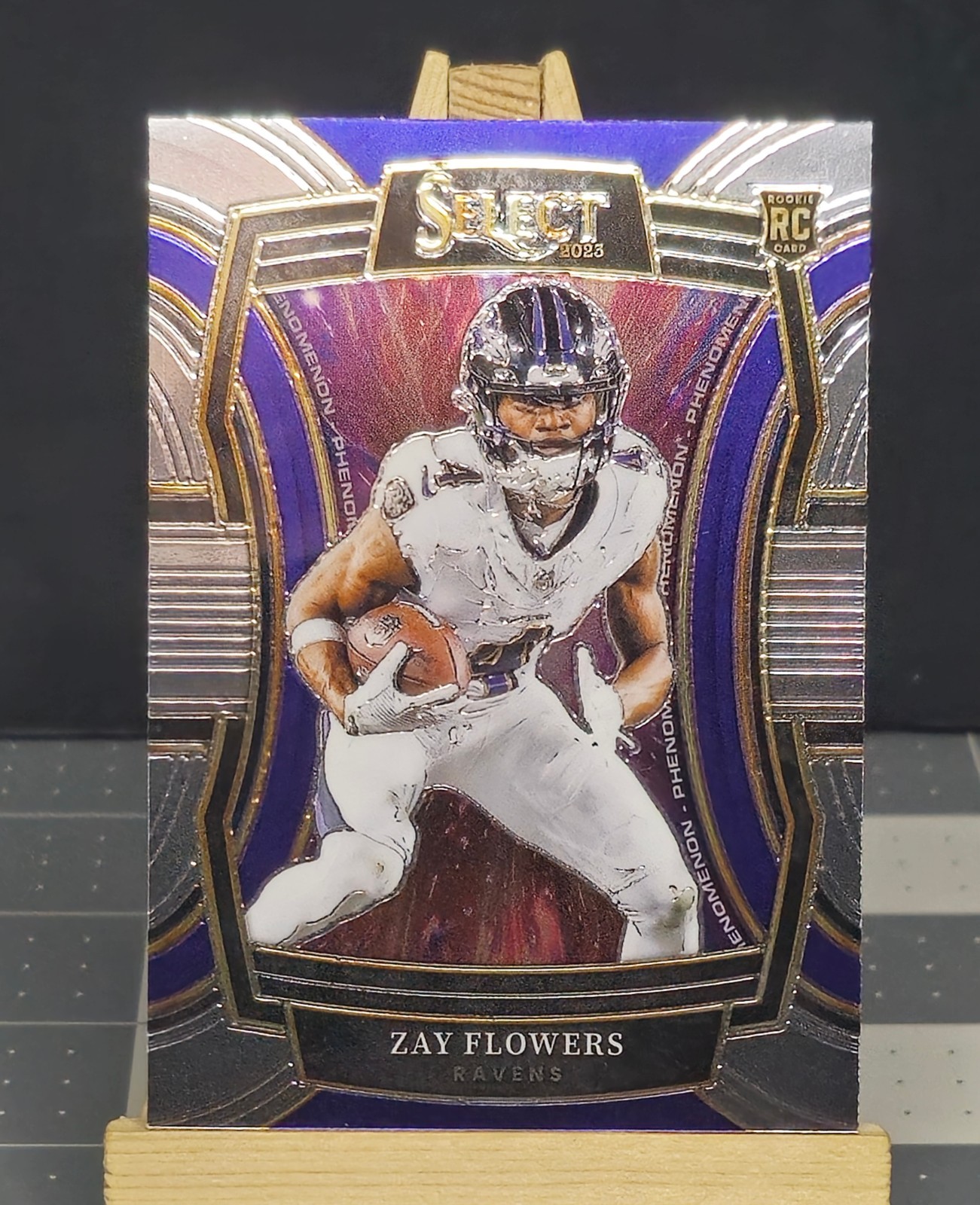 2023 Select #PH-ZFL Zay Flowers RC PHENOMENON Ravens Rookie Football Card