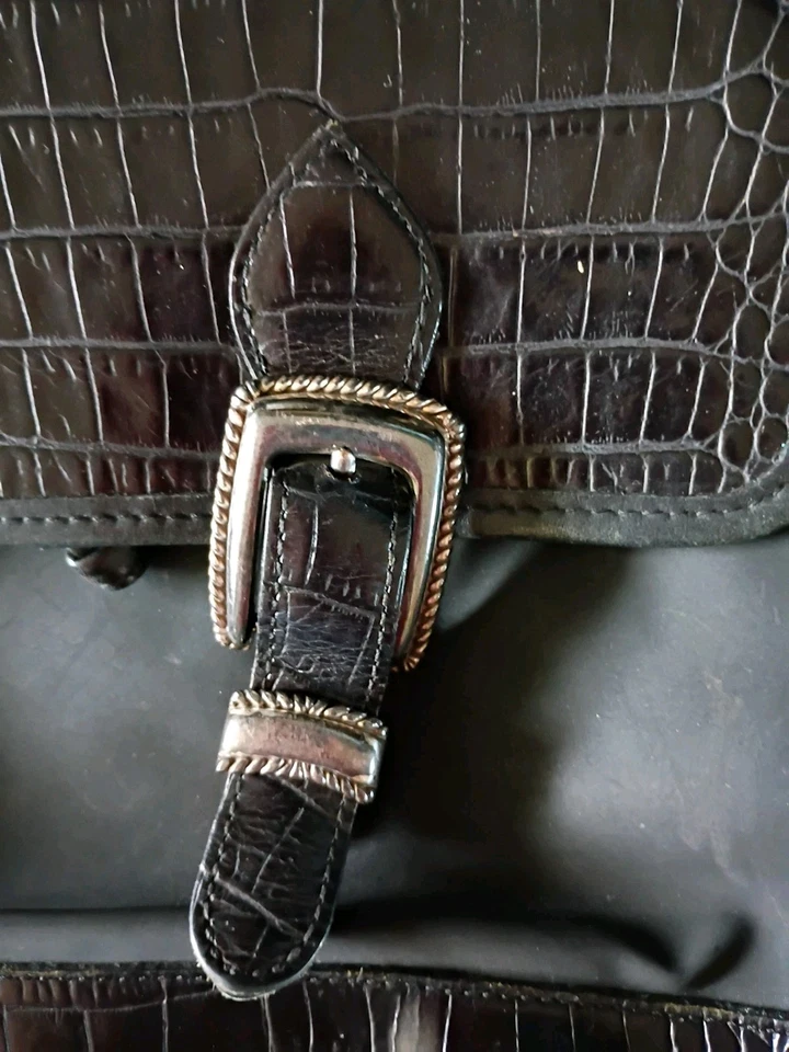 二手布莱顿背包钱包皮革和乙烯基 A 097874 — 第 2/4 张图片