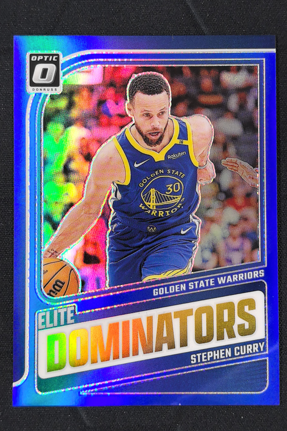 2024-25 Panini Donruss Optic Stephen Curry Elite Dominators Blue /49 Warriors