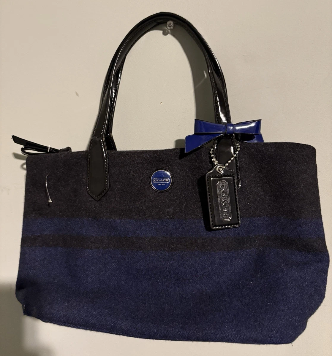 Coach Tote Blue Bags & Handbags for Women for sale | eBay