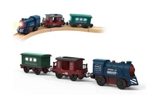 Battery Operated Train for Wooden Track, 3Pcs Motorized Train Toy f... Fast Ship