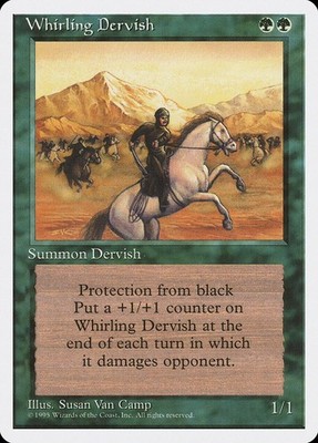 MTG - Whirling Dervish - Fourth Edition - X1 - (NM) -