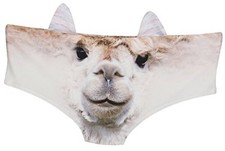 Womens Underwear Funny Panties For women, Gift Ideas For Her, Large 02alpaca