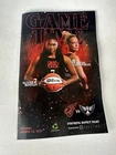 August 12, 2025 Indiana Fever Gametime Program Magazine Sophie Cunningham 8/12