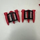 1988 GI JOE ARAH TIGER FORCE RAT 3 MISSILE BOMB BRACKET PART ACCESSORY Lot Of 2