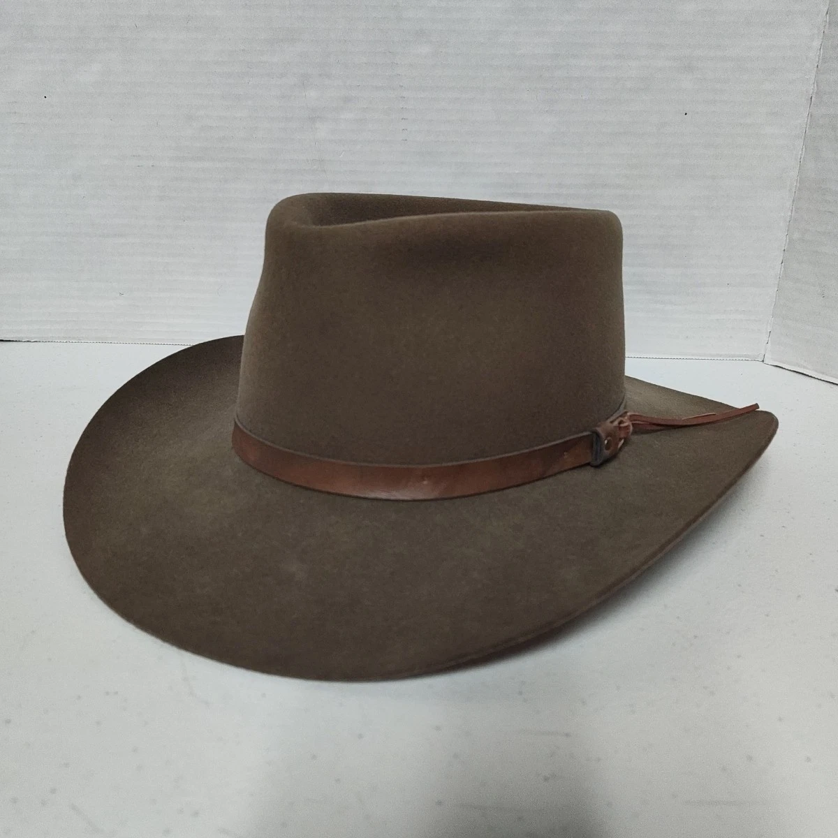 帽子 Vintage Dobbs Westward Forty 7 1/4 58cm Vintage Dobbs Late 1950s Straw Fedora Hat Size 7.5