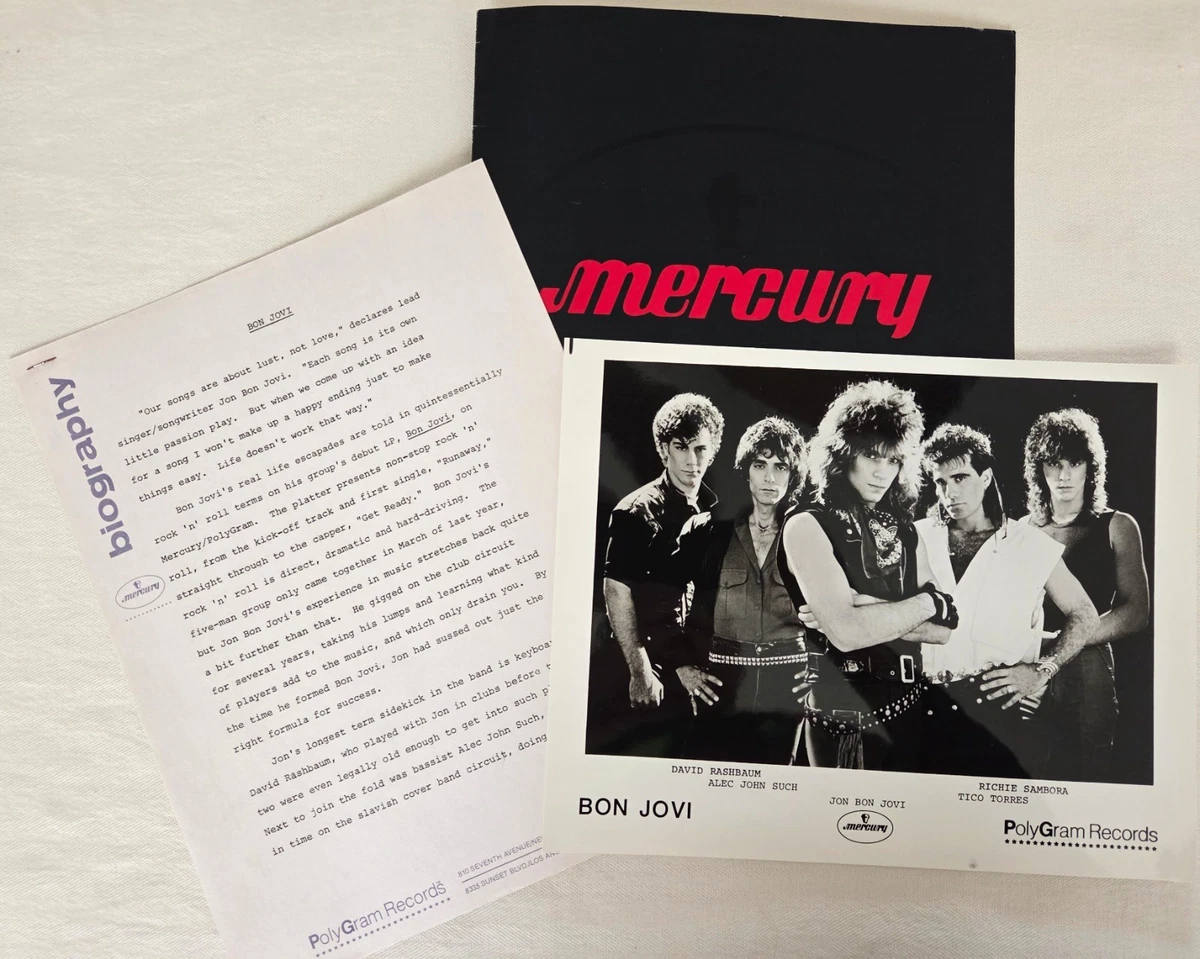 Las mejores ofertas en Otros en memorabilia de Bon Jovi | eBay