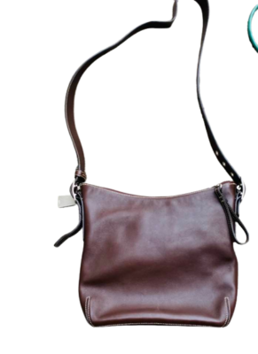 coach ブラウンレザーボストンバッグ VINTAGE Coach J2S-9326 Brown Leather Adjustable Shoulder Strap Bag