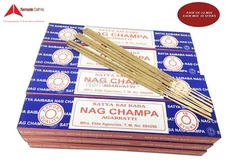 12 of1pack SatyaSaiBaba Nag Champa IncenseSticks-Spiritual&Medicinal Relaxation 