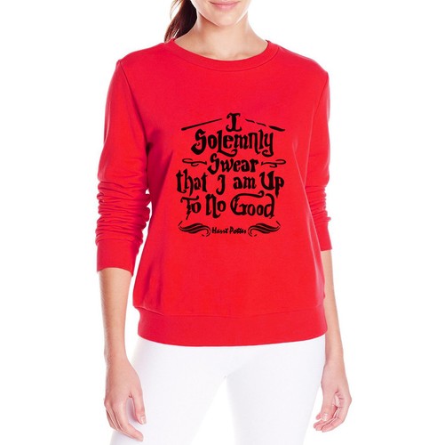 NEW Long Sleeves Autumn Winter Printed Fleece Sweatshirt Ladies Jumper for Women - Picture 23 of 29
