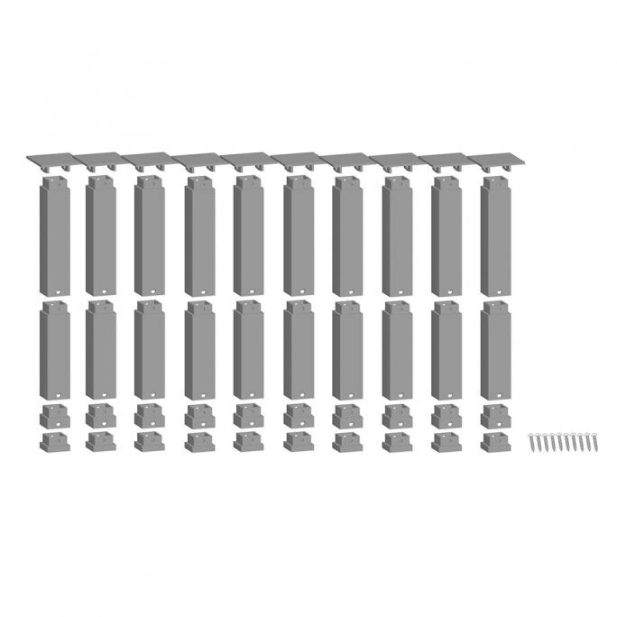 Noch 53942 Piliers Easy Track HO N Hauteur 150mm pour Rampe Réseau Ferroviaire