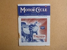 1948 THE MOTOR CYCLE MAGAZINE OCTOBER 14th TRUIMPH
