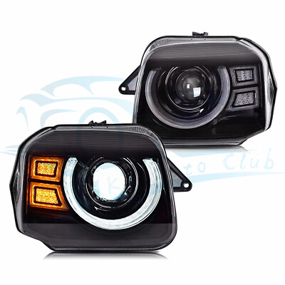 LED Pair Headlight Front Light Turn Signal Lamp Set j For Suzuki